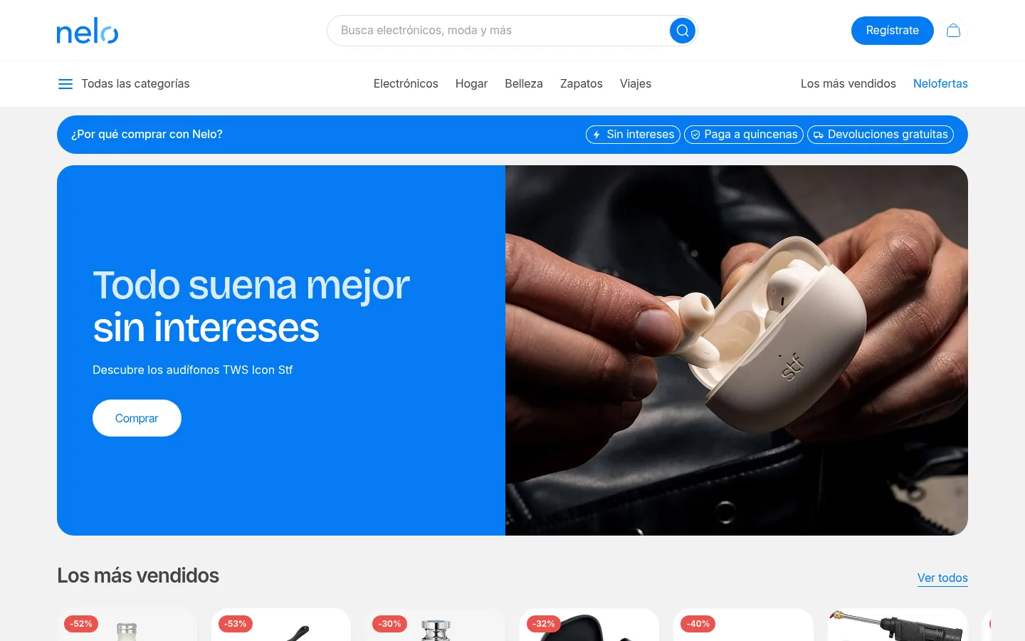 Nelo storefront